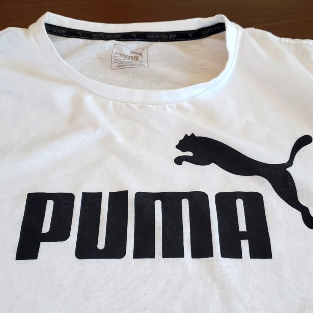 PUMA White T-shirt XL